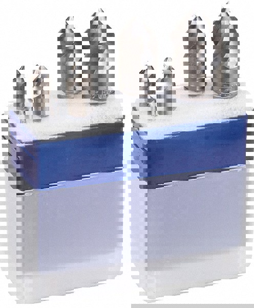 Countersink Set: 5 Pc, 1/4 to 1